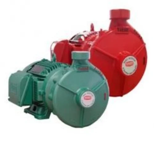 Bomba centrífuga horizontal vermelha verde