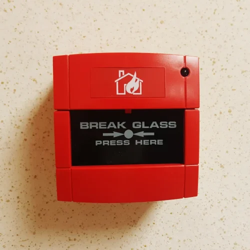 Botoeira de alarme de incêndio