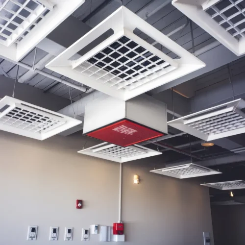 Instalação de sistema de alarme de incêndio